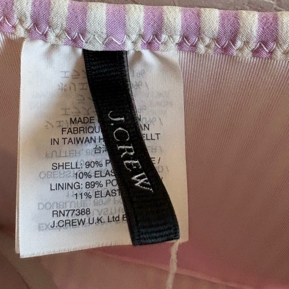 J.Crew Seersucker underwire one-piece swimsuit Size 8 - Picture 5 of 6